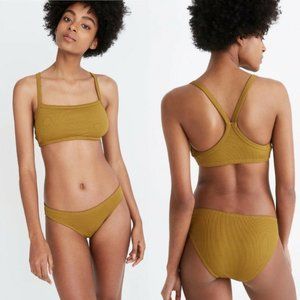 Madewell Second Wave Rib Classic Bikini Bottom